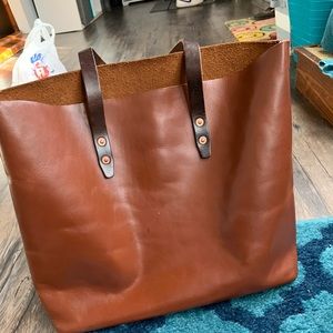 Whipping Post Leather Tote Bag